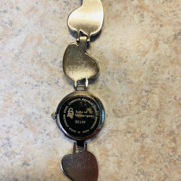 Genuine Jade of Yesteryear Watch, Multi-Color Japanese Quartz Stainless Steel - Picture 4 of 6